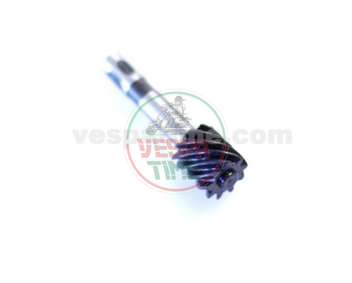 Odometer drive gear 9 teeth black for 2.7mm four-cornered cable transmission.