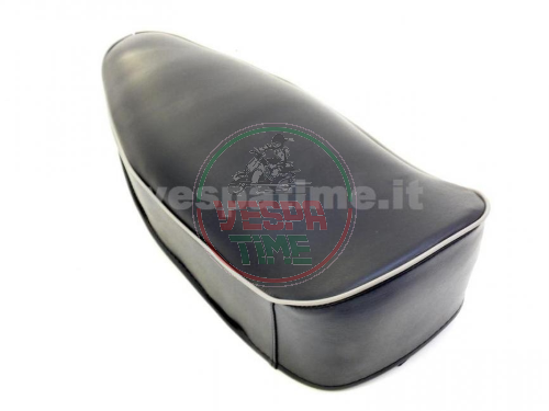 Two-seater saddle dark blue Vespa 50 L-R-N