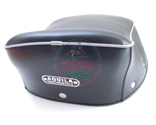 Copertura sella AQUILA CONTINENTALE per Vespa 160GS VSB2T, blu scura - completa di cinghia - TOP QUALITY