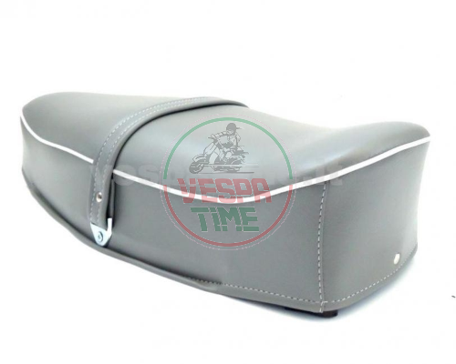 Two-seater saddle grey Vespa Super, 125VNB6T/GT/GTR/TS, 150VBB2T/GL/Sprint/Sprint V., 180SS