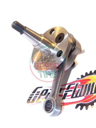 Albero motore DRT-GRAN TOUR - corsa 53, biella 105, cono 20, ETS anticipato, spalla piena lato volano d.86 mm