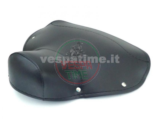 Funda asiento negra con ojales distancia 24 cm, Vespa 125 V30T-33T, VM1T-2T, VN2T