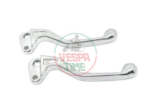 Pair of levers Vespa PK 50-125  PK, S, XL sport model chrome - L.130mm