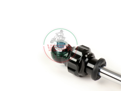 Amortiguador delantero regulable BGM PRO SC COMPETITION negro - Vespa Largeframe Rally, Sprint, GT/GTR, TS, GL, Super, VNA, VNB, VBA, VBB, V30-33, VM, VN, VL, GS150 / GS3, VB