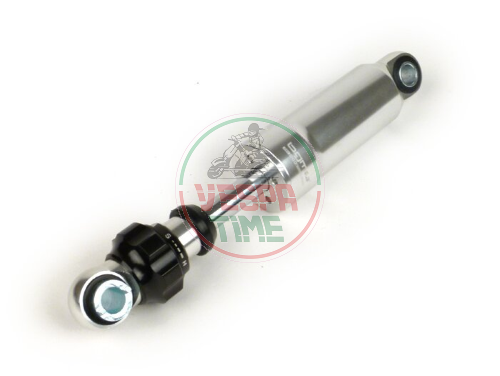 Amortiguador delantero regulable plata BGM PRO SC F16 SPORT- Vespa Largeframe Rally, Sprint, GT/GTR, TS, GL, Super, VNA, VNB, VBA, VBB, V30-33, VM, VN, VL, GS150 / GS3, VB