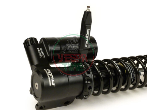 Amortiguador delantero BGM PRO SC / F16 COMPETITION, 240mm- Vespa PX80, PX125, PX150, PX200, T5 125cc - NEGRO