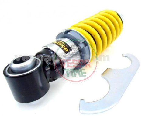 Front shock absorber PINASCO adjustable Vespa 50-90-125 PRIMAVERA/ET3, PK50S - YELLOW