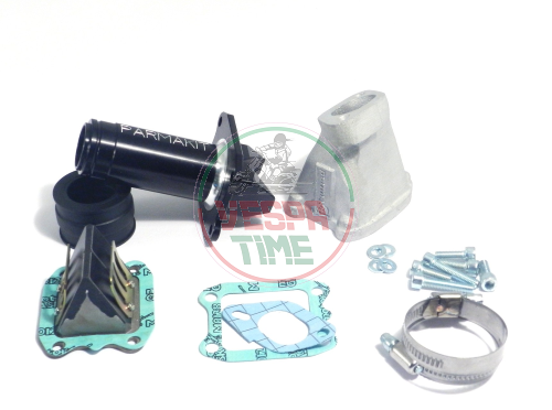 Ansaugstutzen PARMAKIT, einfache Membran-Ansaugung, Vergaser 25 - Vespa 50/90/125 Primavera/ET3/PK