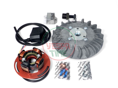 Zündung PARMAKIT Vespa PX/PE Lüfterrad 1kg integriert - GRAY