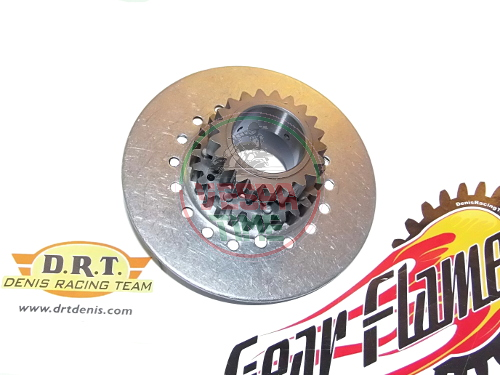 Pinion clutch 7 springs Z23 DRT for primary Z62 DRT straight teeth Vespa Largeframe