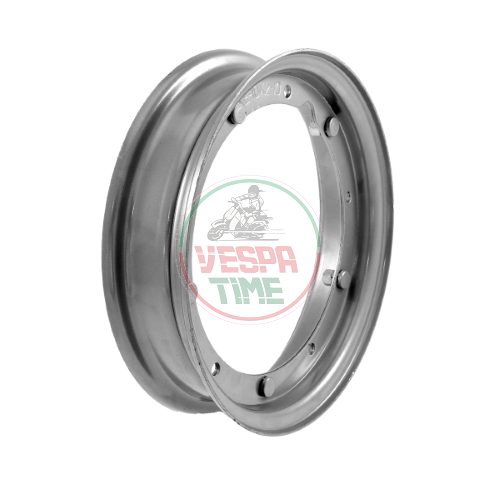Llanta rueda 3,00-10 abierta todas las vespa color gris