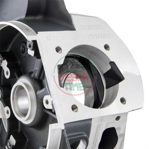 SIP EVO black engine crankcase for Vespa 50 N L R SPECIAL, 125 ET3 Primavera, PK50-125