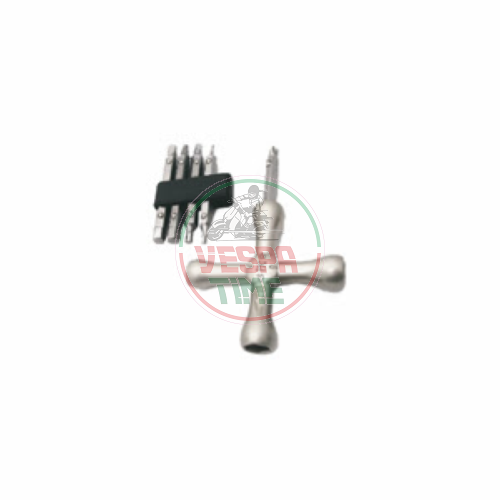 Chiave multipla a BRUGOLA, TORX, a bussola da 6 8 10 mm, cacciavite a stella e piatto