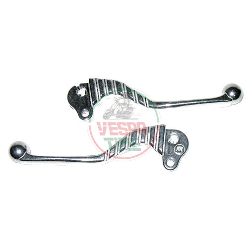 Pareja de manetas Vespa SUPER SPORT cromadas