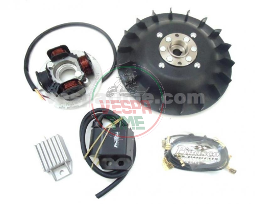 Encendido PINASCO FLYTECH cono 19, volante de 1,1 kg, vespa 50/90/125 primavera/et3/pk