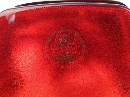 Fanale posteriore SIEM completo in metallo cromato, Vespa 125/150 Super, 150 GT, 150 Sprint dal 025479, 180SS dal 0018001, 180 Rally, 1. Serie