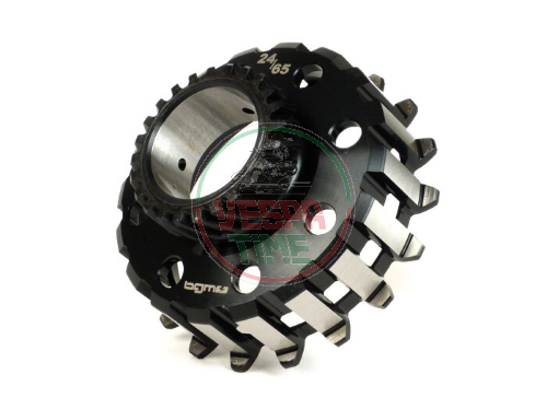 Pignone frizione 8 molle BGM PRO Z24 per primaria Z64/65- Vespa Cosa2, PX (1995-) - DENTI ELICOIDALI
