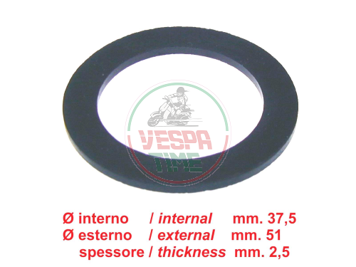 Kit rubinetto, guarnizione tappo serbatoio per Vespa PX-PE-ARCOBALENO-T5 senza riserva per modelli con MISCELATORE