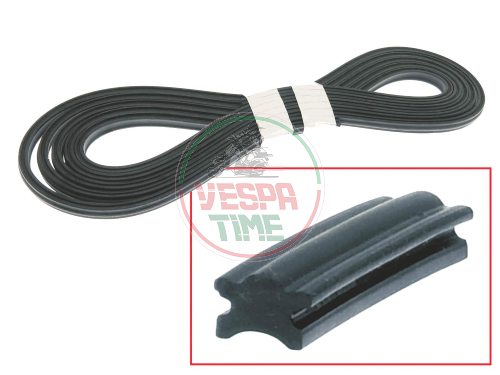 Gomma strisce pedana stretto kit per una Vespa 125 VNA1T-VNA2T, 125 VNB1T-VNB6T, 125-150 SUPER, 150 VBB2T