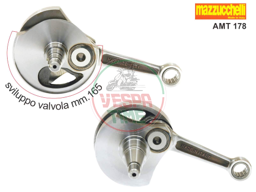 Crankshaft mazzucchelli super competition for vespa pk 125 xl