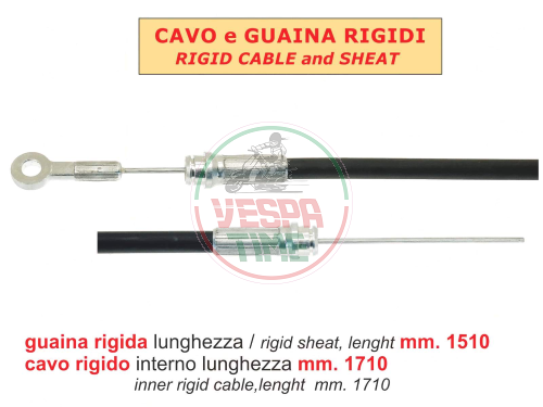 Komplettes Getriebe Starres Schaltkabel für Vespa 50/125 FL-HP-V-N