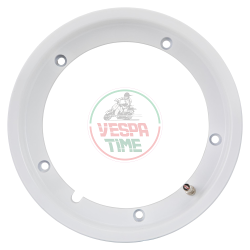 Radfelge schlauchlos SIP 2.0 - 2.50-10 Vespa 50, 125 ET3 Primavera, PK, PX, T5, Weiss