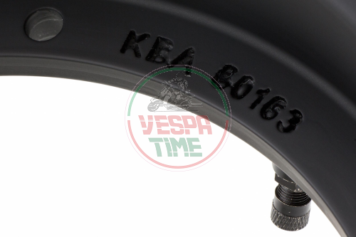 Llanta rueda tubeless SIP 2.0 TUBELESS 2.50-10 pollici per Vespa 50-90-125-150-200, negra con borde aluminio