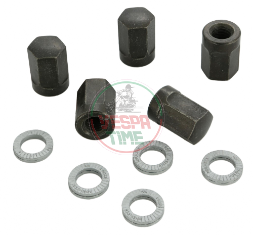 Llanta rueda tubeless SIP 2.0 TUBELESS 2.50-10 pollici per Vespa 50-90-125-150-200, negra con borde aluminio