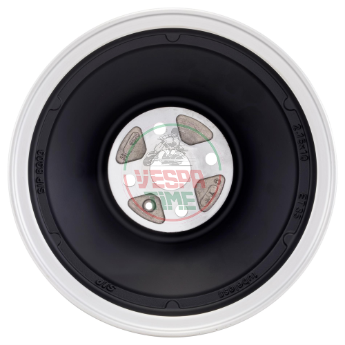 Llanta rueda tubeless SIP TUBELESS 2,15-10 - Vespa 50 N-L-R negro con borde de aluminio