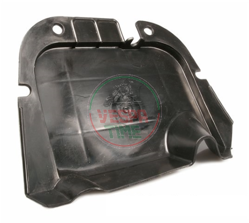 Coperchio chiusura telaio sotto serbatoio Vaschetta raccolta miscela Vespa PX125-200, PE, Lusso, `98, MY, `11, T5
