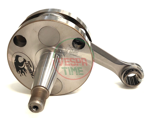 FABBRI RACING crankshaft solid shoulders cone 20, stroke 51, connecting rod 97, shoulders 83 for Vespa SMALLFRAME