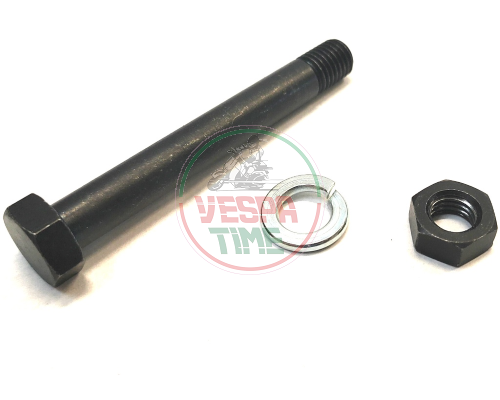 Perno M9 equipado con tuerca para fijación amortiguador trasero al cárter motor vespa - MD RACING