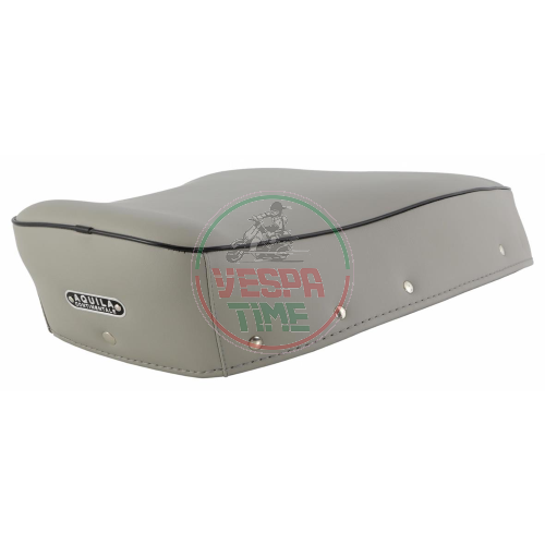 Copertura sella AQUILA CONTINENTALE per Vespa 160GS VSB1T, grigia - completa di cinghia - TOP QUALITY