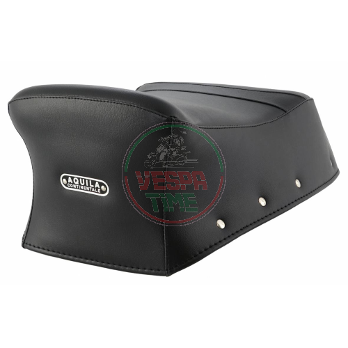 Copertura sella AQUILA CONTINENTALE per Vespa 150GS VS2T-VS3T, blu scuro, completa di cinghia - TOP QUALITY