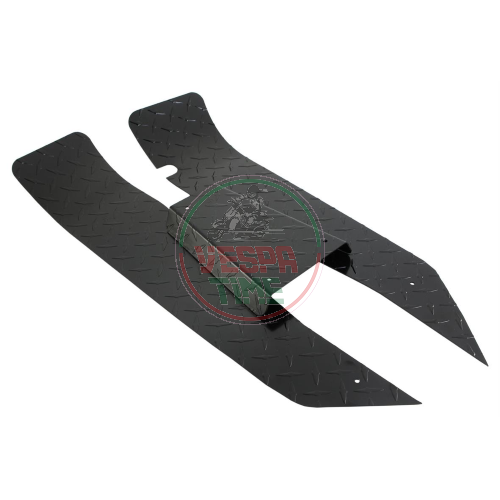 Kit floorboard aluminium chequer plate black SIP - Vespa PK50-125/S/XL/FL/HP/N/Rush/XL2/Automatica
