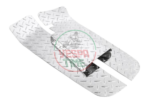 Kit reposapiés de aluminio almendrado SIP - Vespa PX80-200, '98, MY, '11, T5