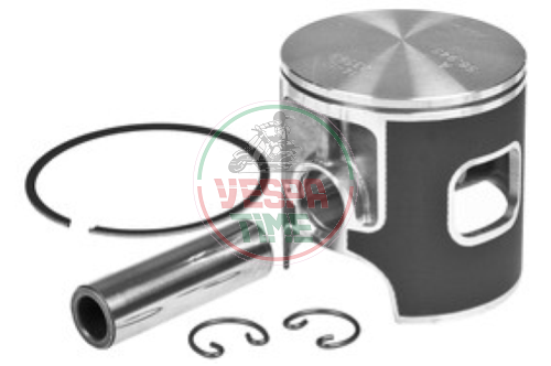 PARMAKIT piston for 130cc aluminum kit Ø 57mm "E", 1 STEEL piston-ring, Vespa 125 ET3 Primavera, PK, ETS, XL