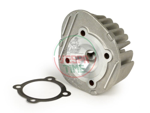 Culata POLINI  D.55 en aluminio, bujía lateral paso largo Vespa espa 50 SPECIAL/PK 50