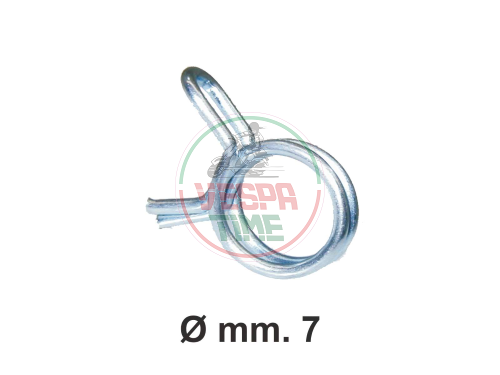 Molla stringi tubo benzina zincata - 7mm