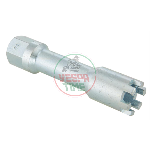 Herramienta LARGO desmontaje tuerca del embrague Vespa 125 V1-TS/150 VL-Super/160 GS/180 SS/Rally/PX80-200/PE/Lusso/Cosa 1/T5