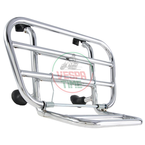 Portapacchi anteriore cromato "USA"  Vespa 50/90/125 Primavera/ET3/PK/PX/PE/Arcobaleno/My UNIVERSALE