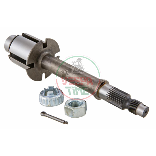 Albero ingranaggi cambio ruota posteriore Vespa 125 VNA-VNB-GT-Super, 150 VBA-VBB-VGLA-B-GL-Sprint-Super M16 mm, rinforzato