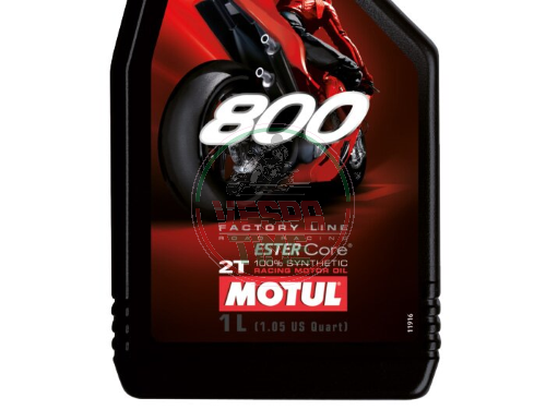 Olio miscela MOTUL 800 per motori 2 tempi, 100% sintetico, 1000ml