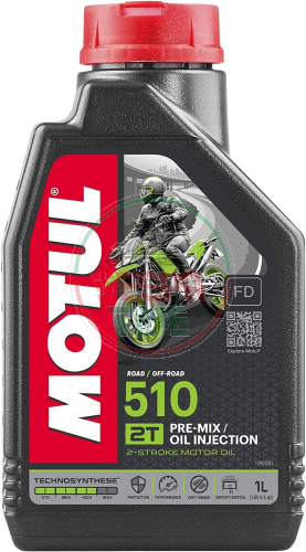 Olio miscela MOTUL 510 per motori 2 tempi, semisintetico, 1000ml