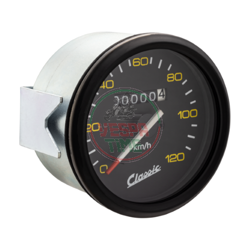 SIP CLASSIC Kilometerzähler für Vespa P80-150X/PX80-200E/Lusso 1°/P150S/P200E – skaliert 120 km/h