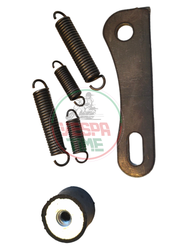 QUATTRINI M3-43 racing expansion exhaust for QUATTRINI M-43 cylinder kit for Piaggio mopeds CIAO, SI, BRAVO, BOXER