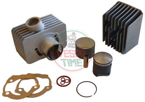 Cylinder kit QUATTRINI M-43, 43x43 for Piaggio mopeds CIAO, SI, BRAVO, BOXER - gudgeon pin 12