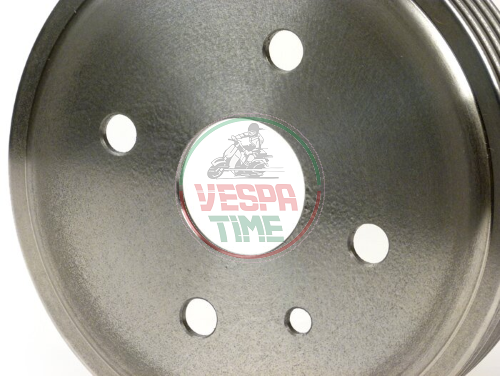Tamburo freno anteriore 9" + 10" -BGM PRO ghisa- Vespa Smallframe 1963-1984 - V50 N (V5A1T), V50 S (V5SA1T), V50 L (V5A1T), SR50 (V5SS2T, -4515), V50 R (V5A1T -752188), V90 (V9A1T)