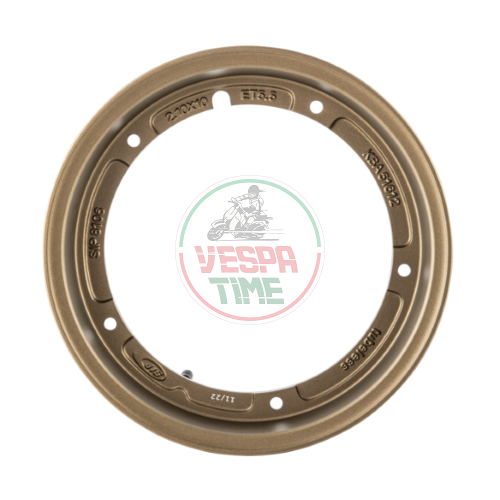 Llanta rueda tubeless MY SIP - 2.10-10 Vespa 50, 125 ET3 Primavera, PK, PX, T5 bronce mate
