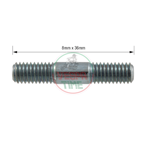 Prigioniero flangia posteriore Vespa 50-90-125 PRIMAVERA-ET3-PK - 8x36mm